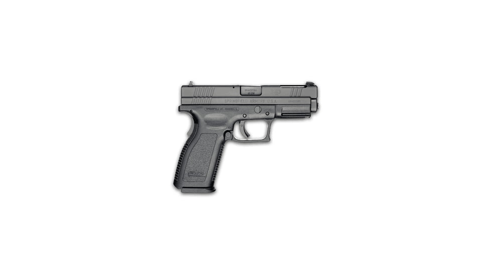 Springfield Armory XD-Ported-V-10 Pistol, .40 S&amp;W, 4 in barrel, black polymer frame, integrated polymer grip, recoil operated semi-automatic, dovetail front and rear, 3-dot, 12 round magazine, SAXDPORTEDV102-FRRMPG