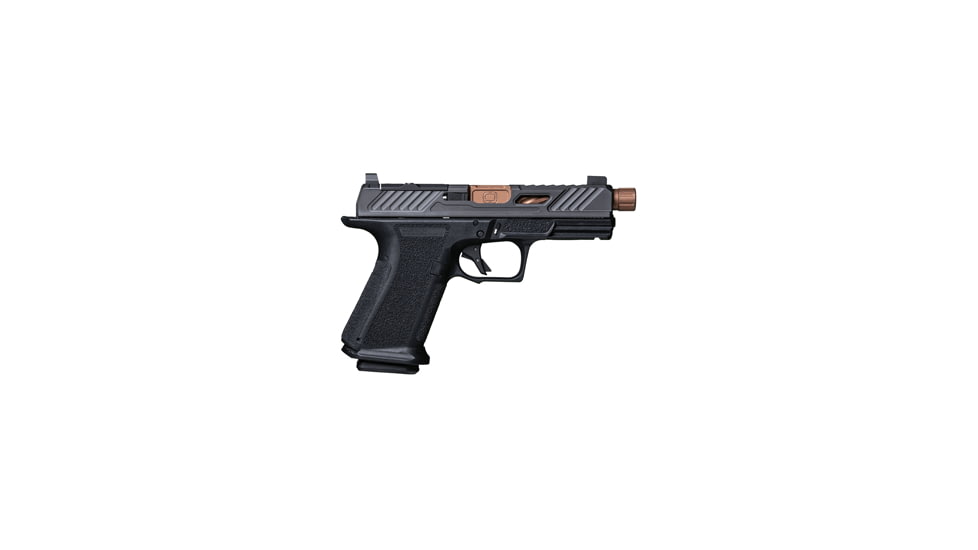 Shadow Systems MR920-Elite Pistol, 9mm Luger, 4.5 in barrel, black polymer frame, integrated polymer grip, recoil operated semi-automatic, striker single-action, tritium front, U-notch rear, 15 round magazine, SS-MR920-ELT-FRRMPG