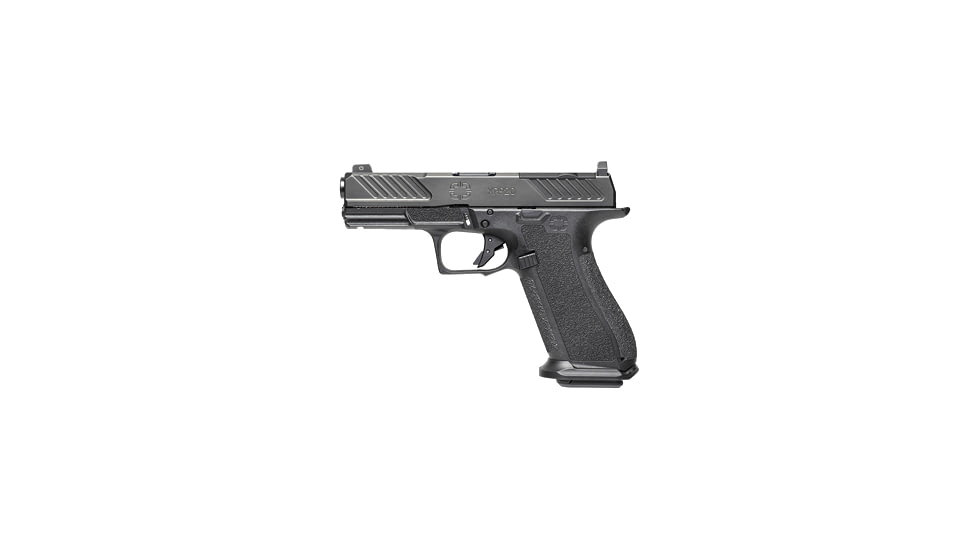 Shadow Systems XR920-Combat Pistol, 9mm Luger, 4 in barrel, black polymer frame, integrated polymer grip, recoil operated semi-automatic, striker single-action, tritium front, U-notch rear, 17 round magazine, SS-XR920-CBT-FRRMPG