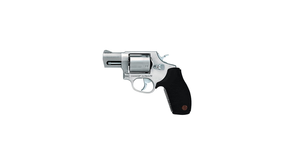 Taurus 445-Ultra-Lite Revolver, .44 Special, 2 in barrel, Ultralite-Alloy frame, black ribbed rubber grip, revolving chamber, double-action, trigger actuated transfer bar, fixed front and rear, 5 round magazine, TRS-445-UTA-LITE-FRRMPG