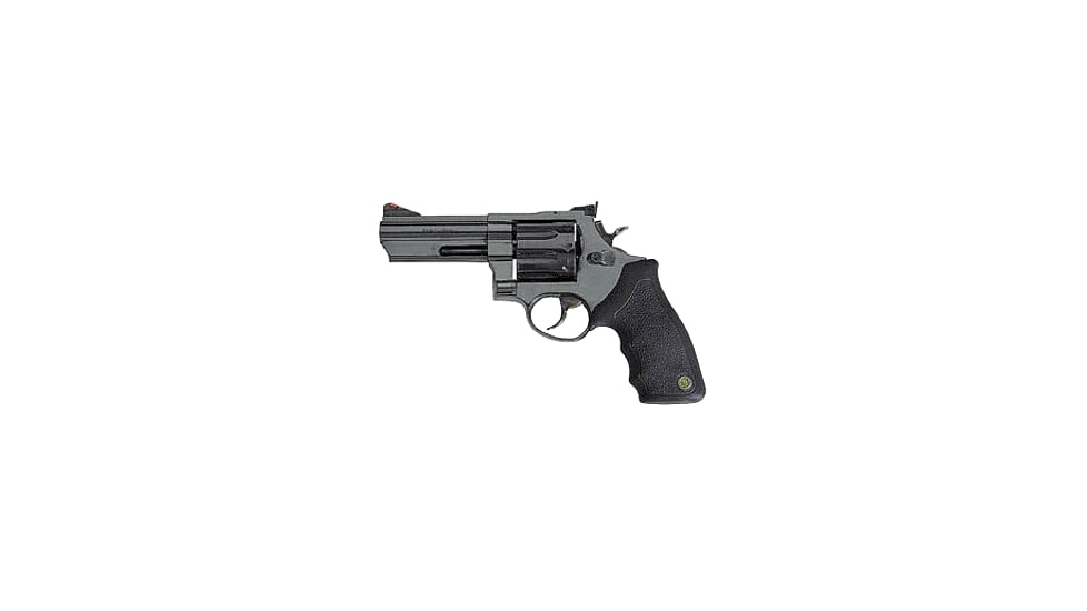 Taurus 608 Revolver, .357 Magnum, 4 in barrel, blued finish steel frame, black rubber grip, revolving chamber, double-action, trigger actuated transfer bar, fixed front, adjustable rear, 8 round magazine, TRS-608-FRRMPG