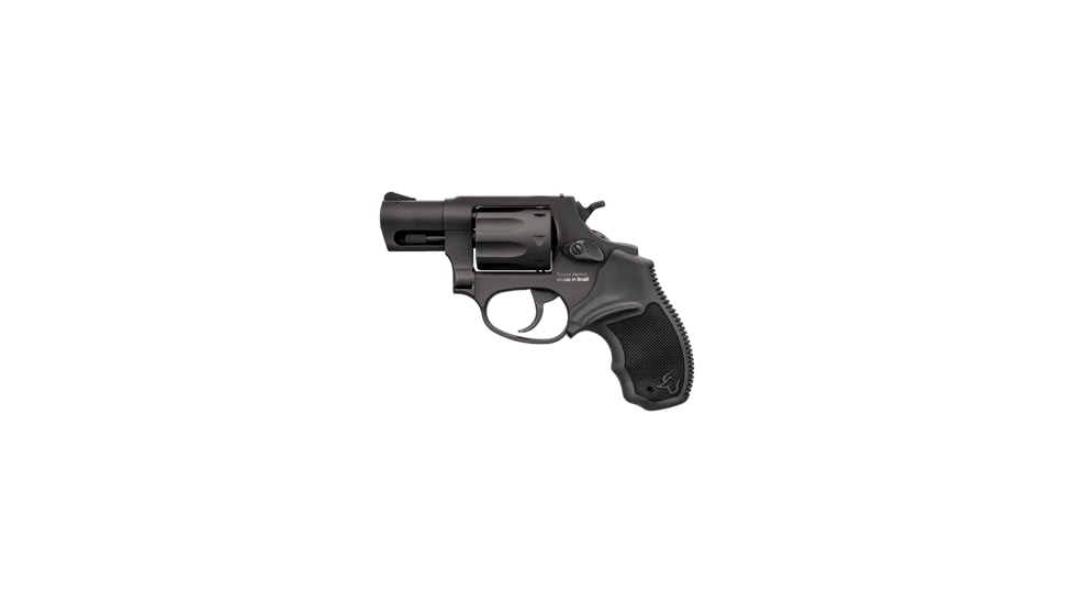 Taurus 942 Revolver, .22 Long Rifle, 2 in barrel, matte black steel frame, black rubber grip, revolving chamber, double-action, transfer bar, fixed blade front, notch rear, 8 round magazine, TRS-942-FRRMPG