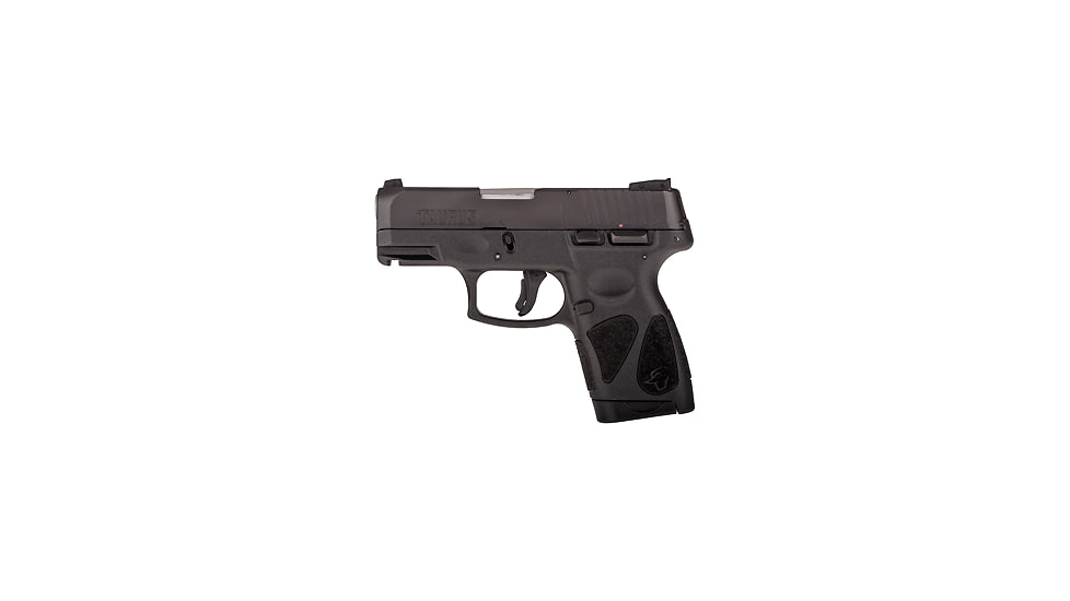 Taurus G2s Pistol, .40 S&amp;W, 3.2 in barrel, black polymer frame, integrated polymer grip, recoil operated semi-automatic, striker double-action, trigger safety, manual frame safety, 3-dot adjustable, 6 round magazine, TRS-G2S-FRRMPG