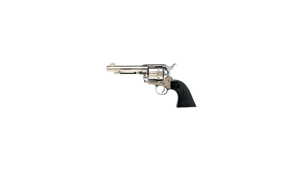 Taurus Gaucho Revolver, .44-40 Winchester, 4.75 in barrel, stainless steel frame, checkered black grip, revolving chamber, single-action, trigger actuated transfer bar, fixed, 6 round magazine, TRS-GAUCHO-4-FRRMPG