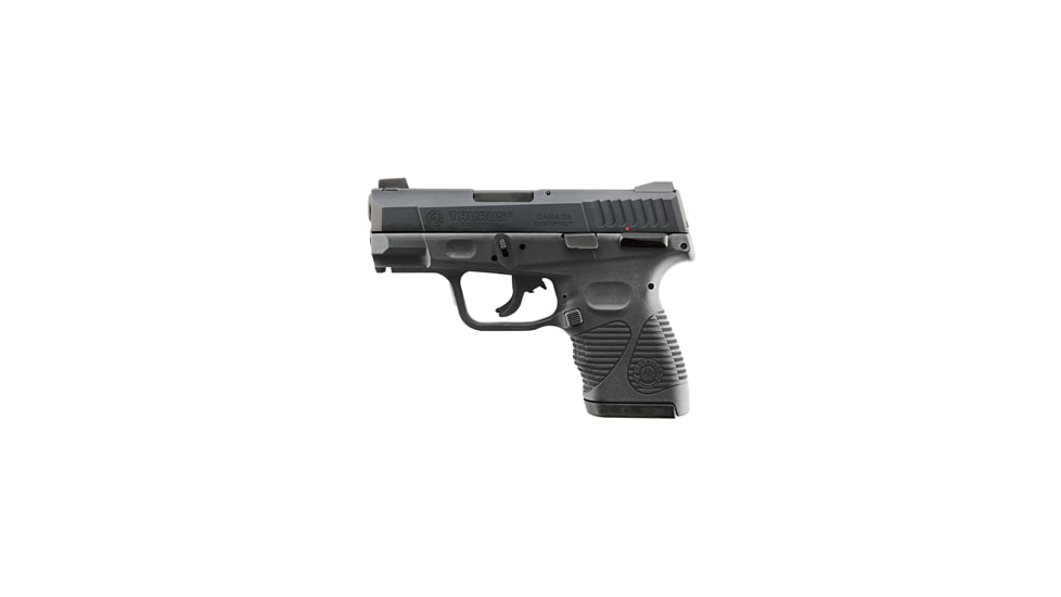 Taurus 24-7-G2-Compact Pistol, 9mm Luger, 3.5 in barrel, polymer with steel insert frame, integrated polymer grip, recoil operated semi-automatic, striker double-action, fixed front, adjustable rear, 13 round magazine, TRS24/7G2CPT3-FRRMPG