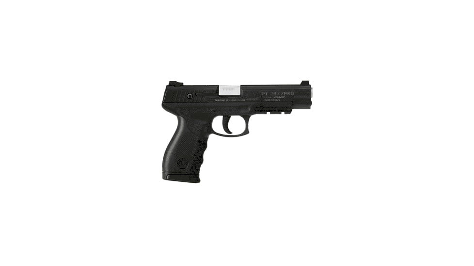 Taurus PT-24-7-PRO Pistol, .45 ACP, 5.2 in barrel, polymer frame, rubber overlay grip, recoil operated semi-automatic, double-action, frame mounted manual safety, Heinie/Straight-8, 12 round magazine, TRSPT24/7PRO4-FRRMPG