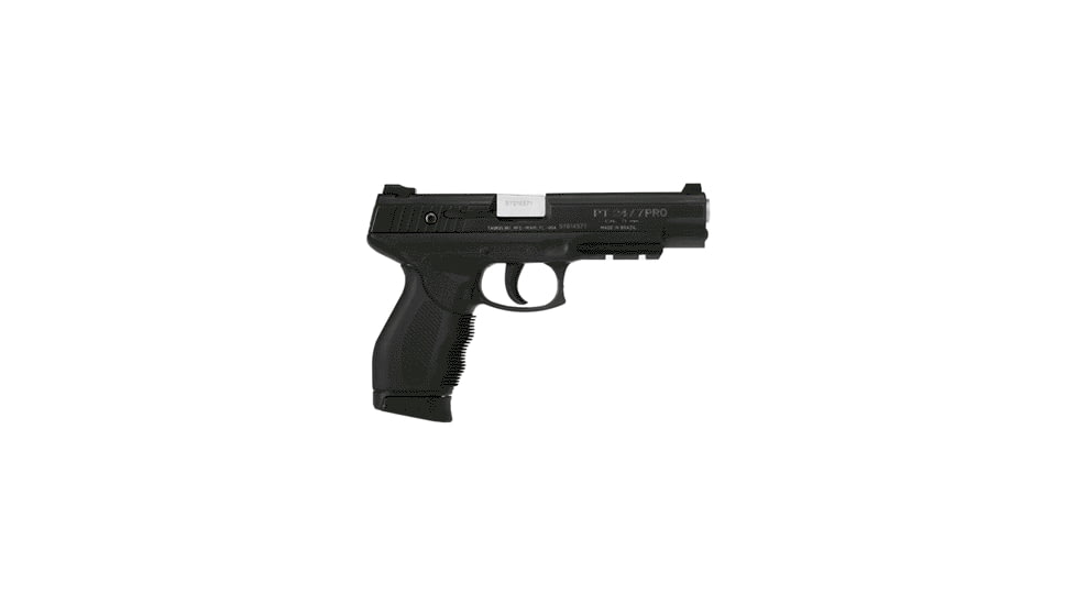 Taurus PT-24-7-PRO Pistol, 9mm Luger, 5.2 in barrel, polymer frame, rubber overlay grip, recoil operated semi-automatic, double-action, frame mounted manual safety, Heinie/Straight-8, 17 round magazine, TRSPT24/7PRO6-FRRMPG