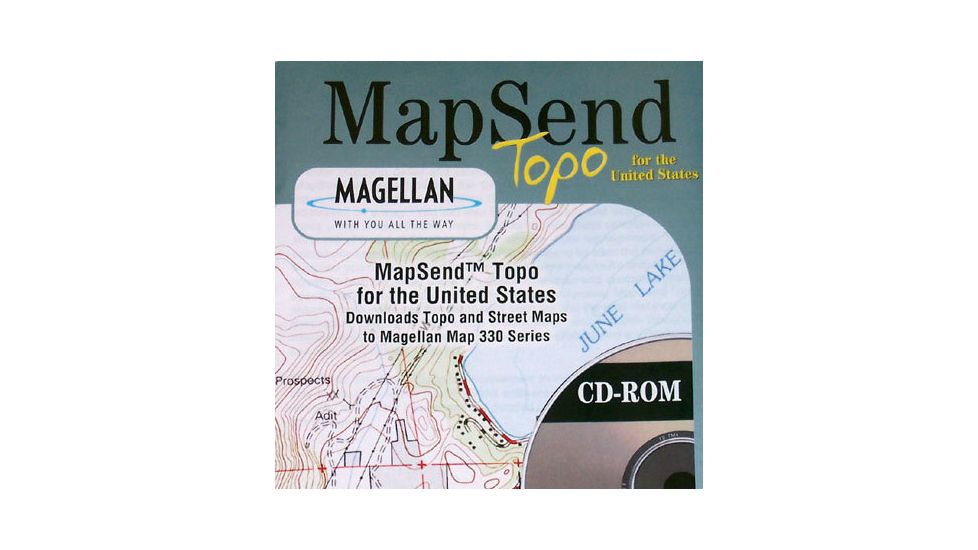 Magellan Portable GPS Receiver MapSend Topo For US - 980611