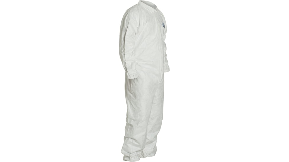 Magid Glove Tyvek Coverall w/Zipper Front, Elastic Wrists and Ankles, Large, Case of 25, CVC11L
