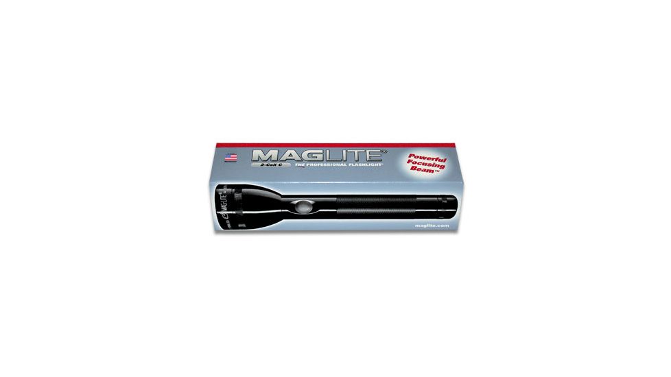 MagLite 3 C-Cell Heavy Duty Flash Light - Display Box Black S3C015