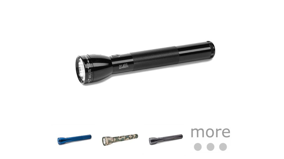 Maglite 3rd Gen 3DCell LED Flashlight w/ 625 Lumens, Black, Blue, Camo, Gray, Red, Silver