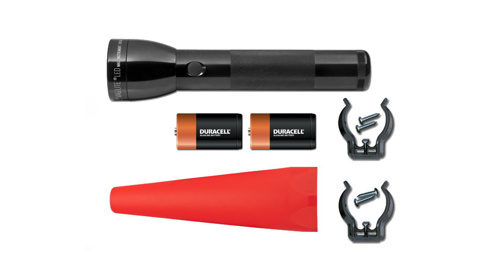 Maglite Safety Pack ML300L Light, BLACK, Full Size ML300L-I201G
