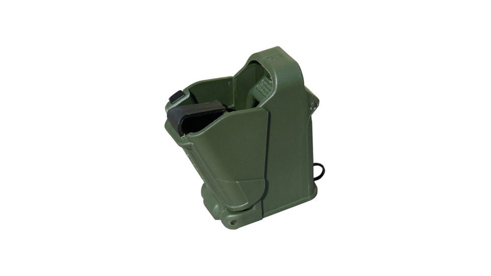 Maglula UpLULA Universal Pistol Magazine Speed Loader, 9mm to .45 ACP, Dark Green, UP60DG