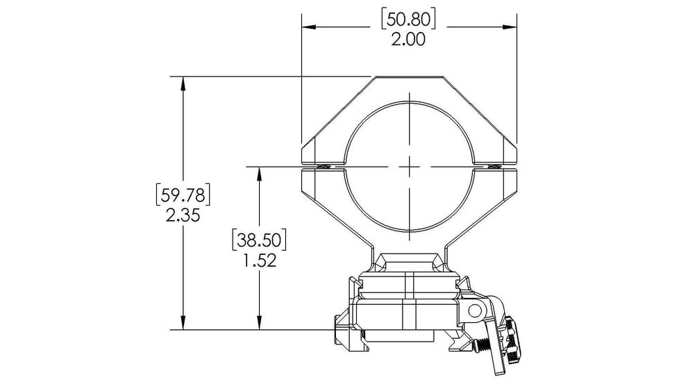 Magne-Tech Magnetic Ring Riflescope Mount Set, 30mm Tube, 30-65-385-SET