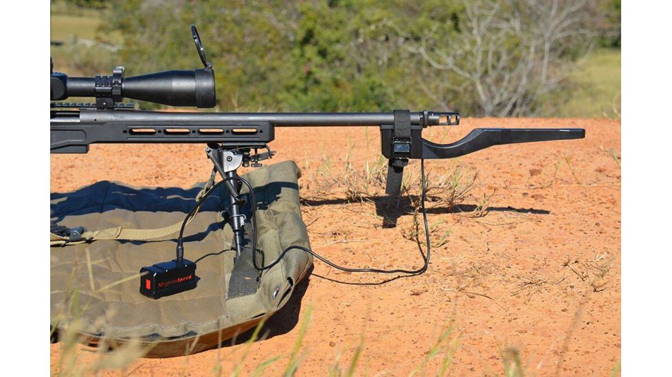 Magnetospeed Sporter Barrel Mounted Ballistic Chronograph, For Barrels from 0.5in up to 1in Diameter, Fits Contoured Rifle Barrels/Long Barrel Revolvers, MSSP