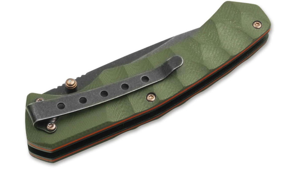 Magnum Iguanodon Folding Knife, 3.15in, 440A, G10 Olive Handle, 01SC072