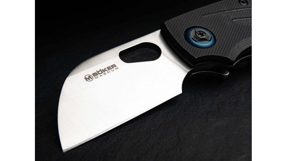 Magnum Lil Lambfoot Folding Knife, 2.05in, 8Cr13MoV, G10 Black Handle, 01SC081