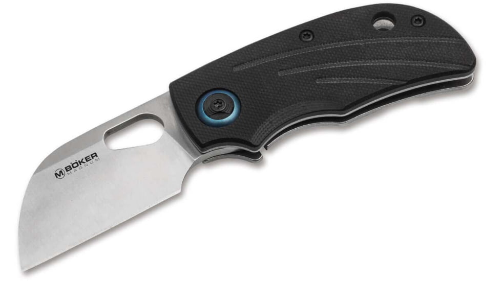 Magnum Lil Lambfoot Folding Knife, 2.05in, 8Cr13MoV, G10 Black Handle, 01SC081