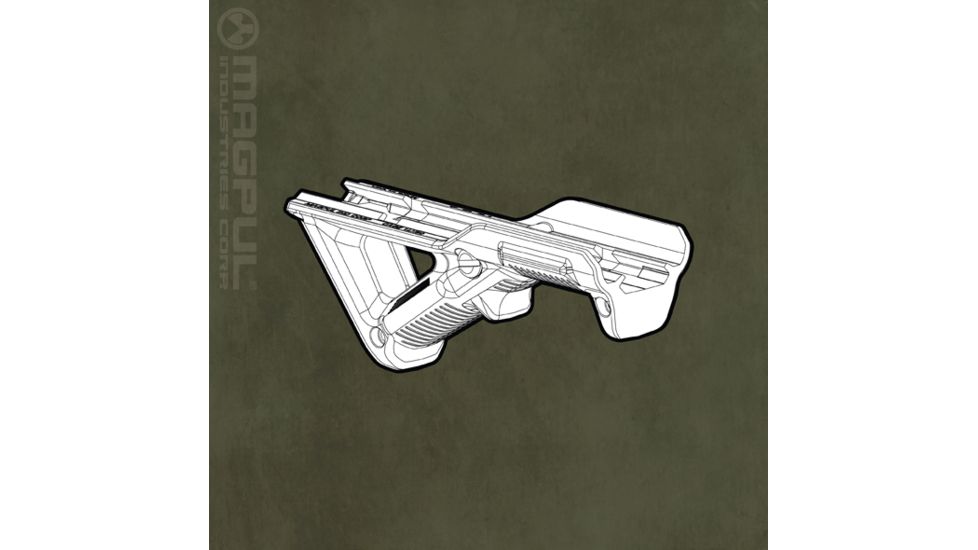 Magpul AFG1 Angled Foregrip, Foliage Green MAG411FOL