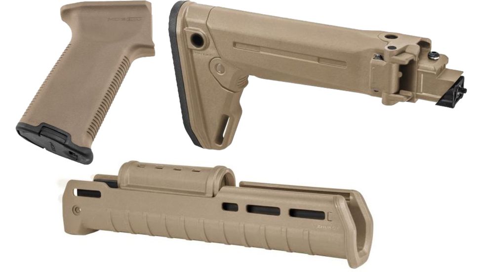 Magpul AK-47 Zhukov M-LOK Polymer Furniture Set, Flat Dark Earth