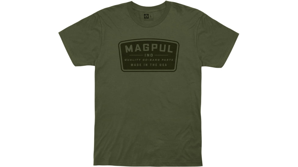 Magpul Go Bang Parts Cotton T-Shirt - Men's, Olive Drab, Medium, MAG1111-316-M