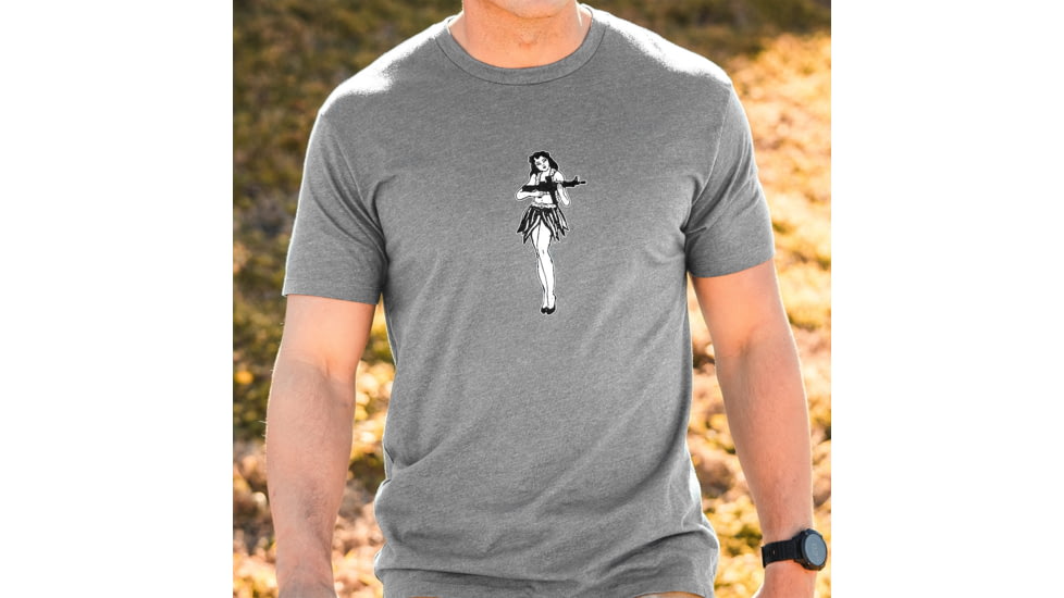 Magpul Hula Girl CVC T-Shirt - Men's, Athletic Gray Heather, 2XL, MAG1117-030-2X
