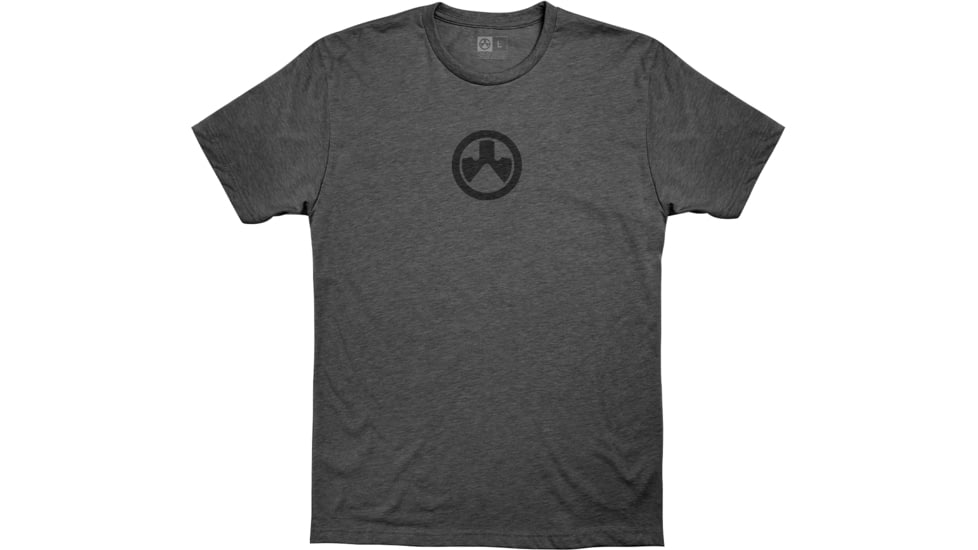 Magpul Icon Logo CVC T-Shirt - Men's, Charcoal Heather, 3XL, MAG1115-011-3X