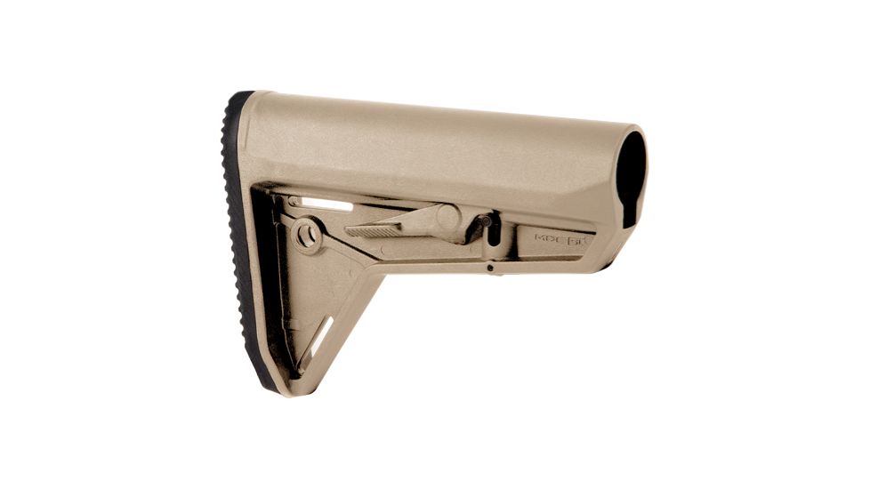 Magpul Industries MOE Slim Line Carbine Stock, Fits AR-15/M4, Commercial, Flat Dark Earth MAG348-FDE