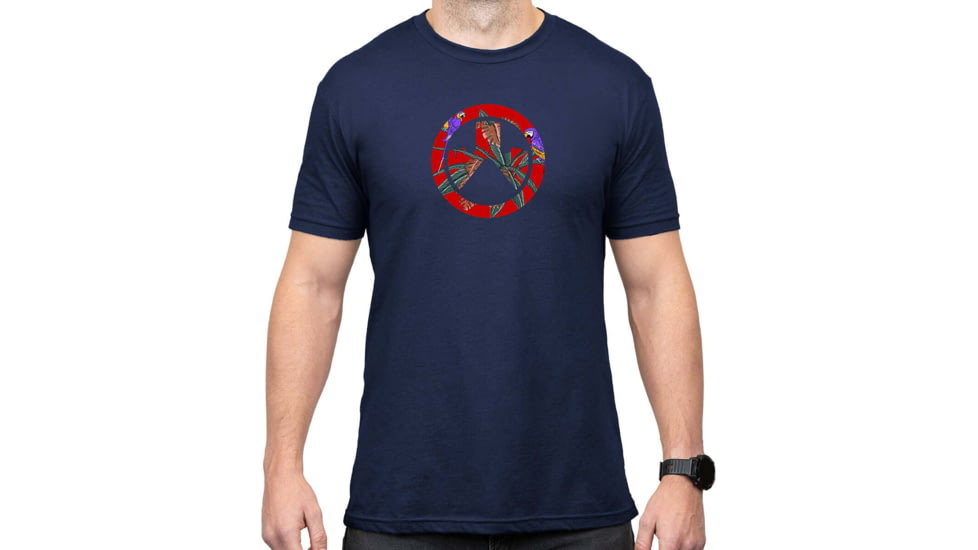 Magpul Industries Aloha Icon White Cotton T-Shirt - Men's, Navy, Extra Large, MAG1286-410-XL