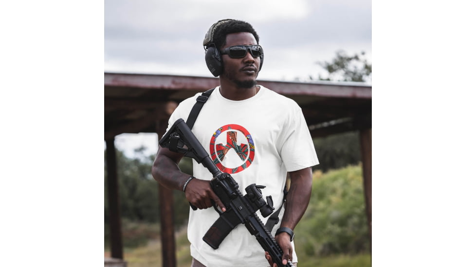 Magpul Industries Aloha Icon White Cotton T-Shirt - Mens, White, Small, MAG1286-100-S