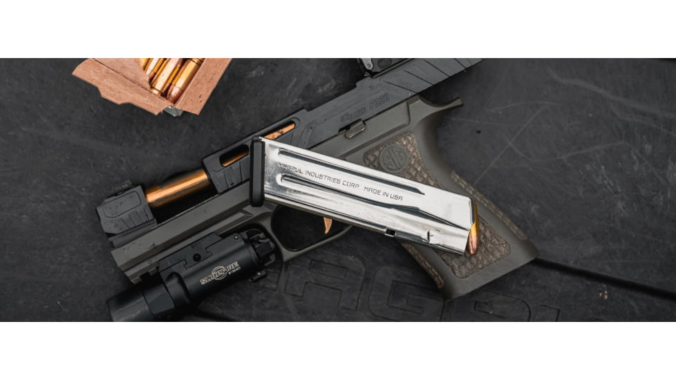 Magpul Industries AMAG 17 SG9 SIG P320/M17, 9mm Luger, 17 Round Rifle Magazine, Black, 1 Pack, MAG1331-SST-17RD