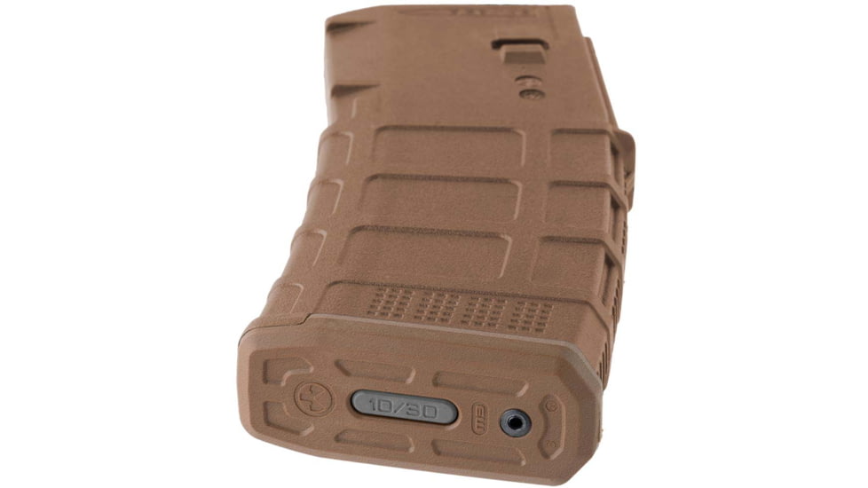 Magpul Industries AR/M4 223 Rem/5.56 NATO 10/30 Rounds Polymer Rifle Magazine, Medium Cayote Tan, 10, MAG1183-MCT