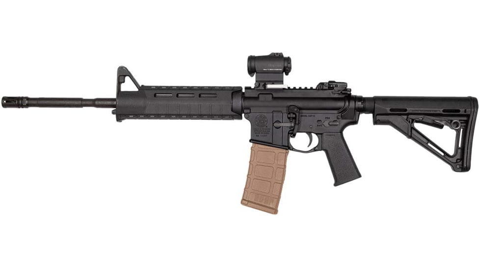 Magpul Industries AR/M4 223 Rem/5.56 NATO 10/30 Rounds Polymer Rifle Magazine, Medium Cayote Tan, 10, MAG1183-MCT