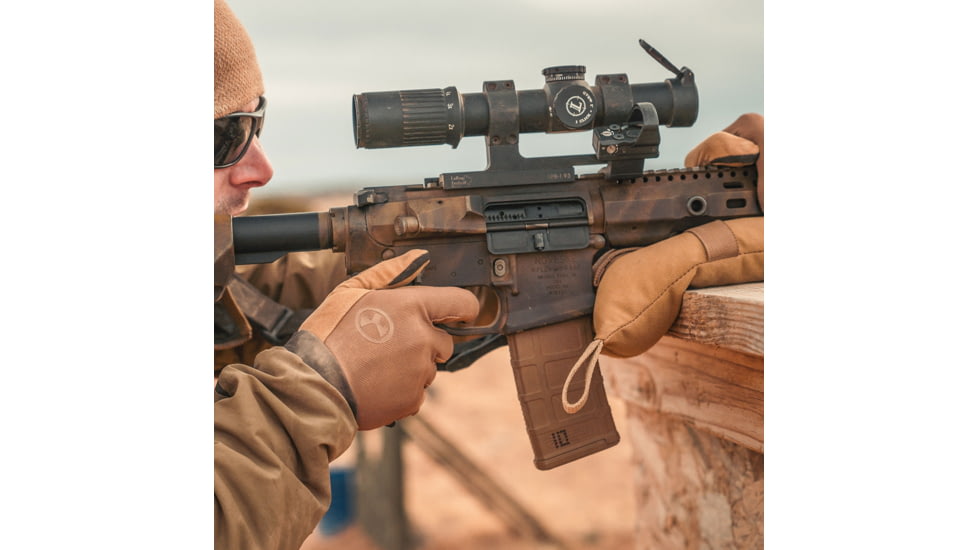 Magpul Industries AR/M4 223 Rem/5.56 NATO 10/30 Rounds Polymer Rifle Magazine, Medium Cayote Tan, 10, MAG1183-MCT