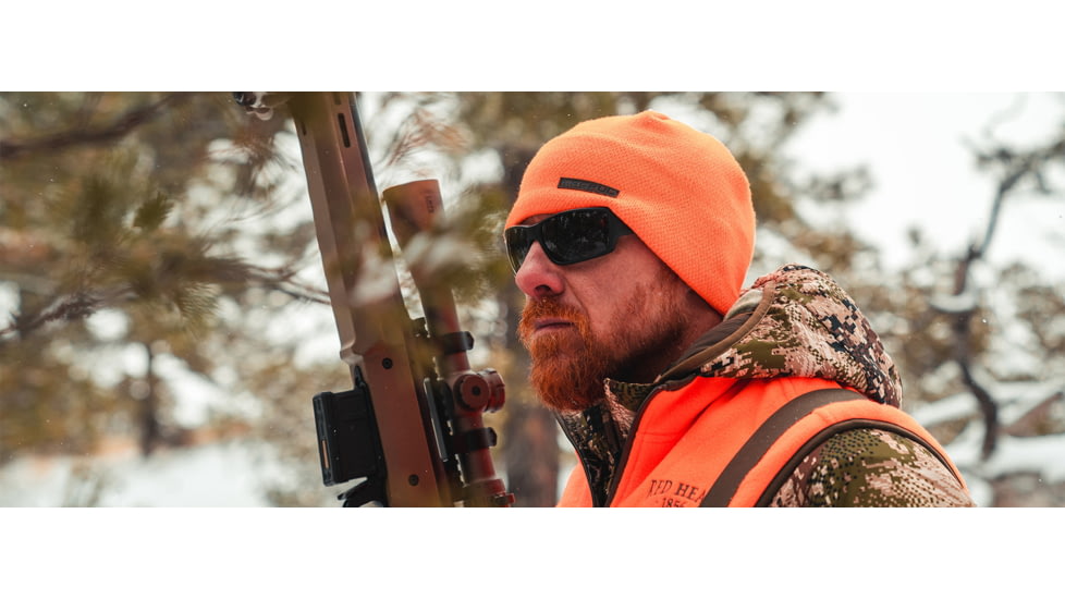 Magpul Industries Ascent Shooting Glasses, Black Frame, Gray Lens, MAG1132-0-001-1100