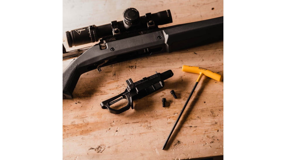 Magpul Industries Bolt Action Magazine Well for STANAG/AR Magazine, Black, Polymer, MAG1208-BLK