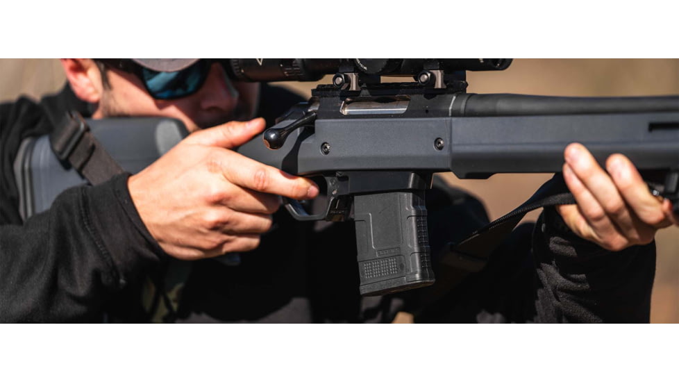 Magpul Industries Bolt Action Magazine Well for STANAG/AR Magazine, Black, Polymer, MAG1208-BLK