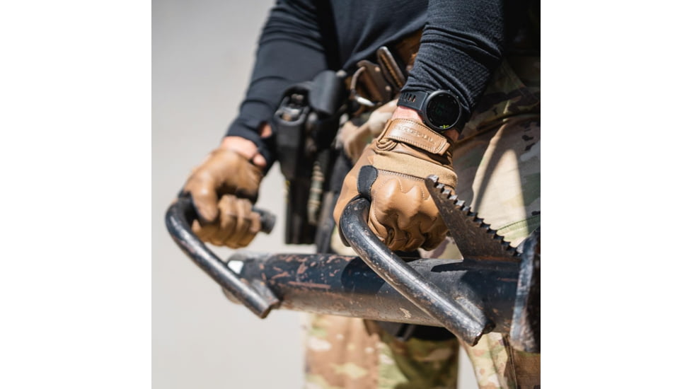 Magpul Industries Breach 2.0, Nomex and Goatskin Leather, Large, Coyote, MAG1499-251-L