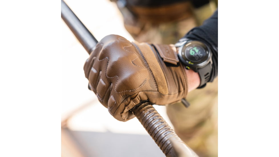 Magpul Industries Breach 2.0, Nomex and Goatskin Leather, Large, Coyote, MAG1499-251-L