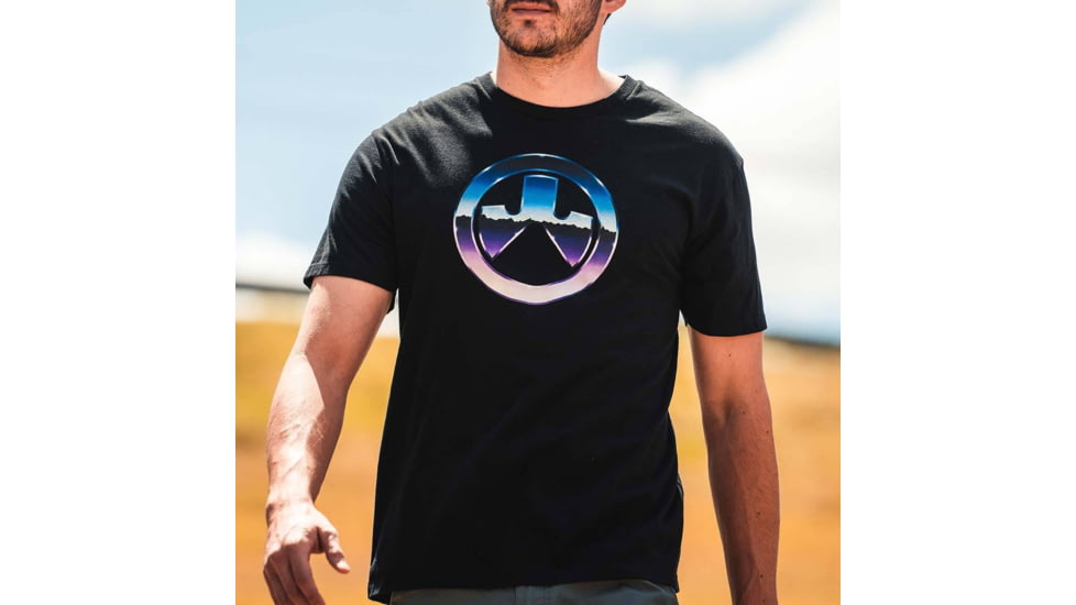 Magpul Industries Chrome Icon T-Shirt - Mens, Black, Large, MAG1231-001-L