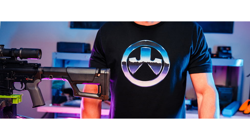 Magpul Industries Chrome Icon T-Shirt - Mens, Black, Large, MAG1231-001-L