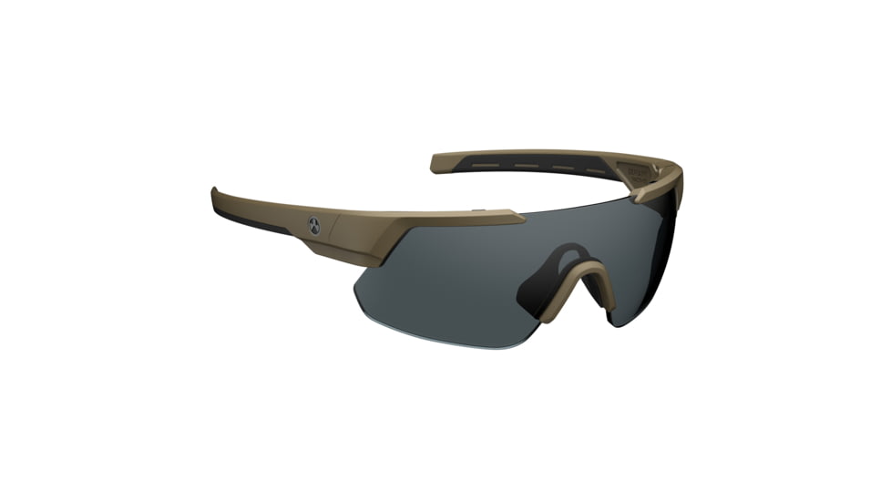 Magpul Industries Defiant Eyewear, Flat Dark Earth Frame, Gray Lenses, Polarized, MAG1044-1-245-1100