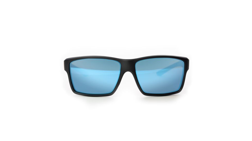 Magpul Industries Explorer Sunglasses w/Polycarbonate Lens, Matte Black Frame, Bronze Lens w/ Blue Lens Mirror 250-028-005