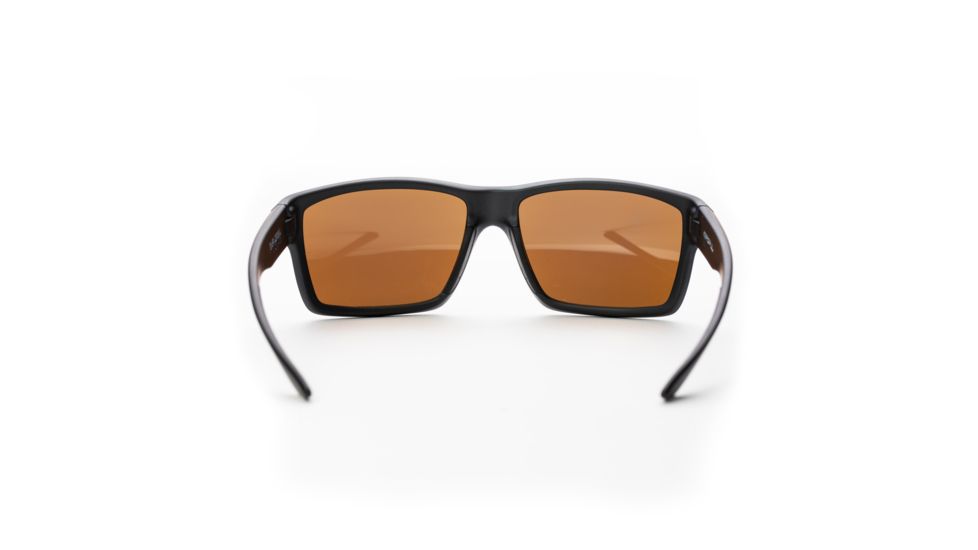 Magpul Industries Explorer Sunglasses w/Polycarbonate Lens, Matte Black Frame, Bronze Lens w/ Blue Lens Mirror 250-028-005