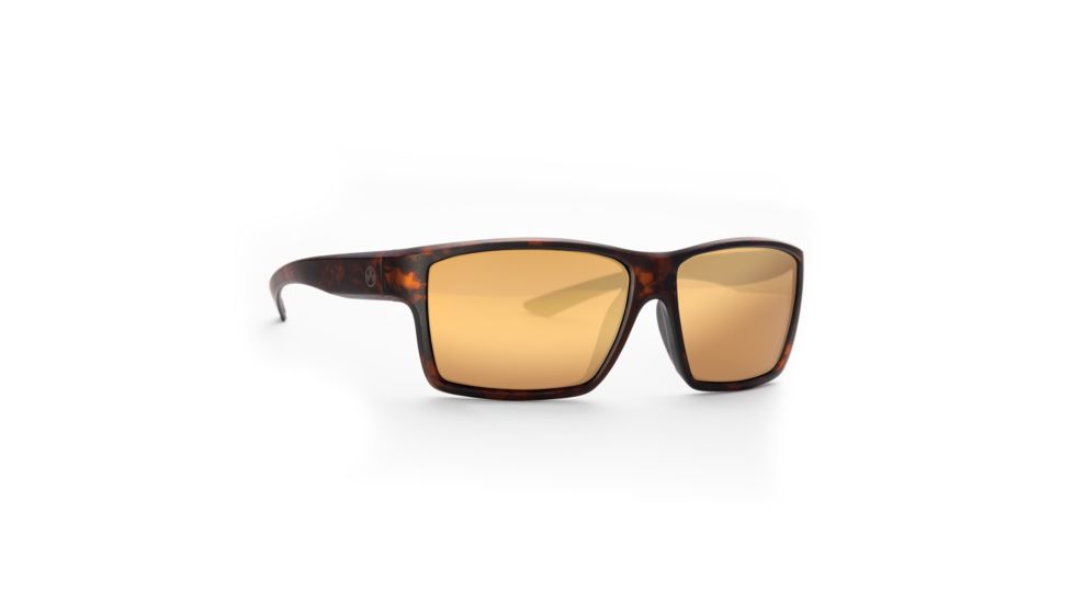 Magpul Industries Explorer Sunglasses w/Polycarbonate Lens, Tortoise Frame Bronze Lens w/ Gold Lens Mirror, Po 250-028-009