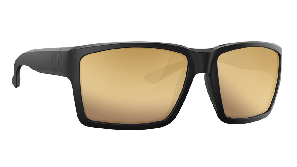 Magpul Industries Explorer XL Sunglasses - Mens, Matte Black Frame, Bronze/Gold Mirror Lens MPIMAG1047-221