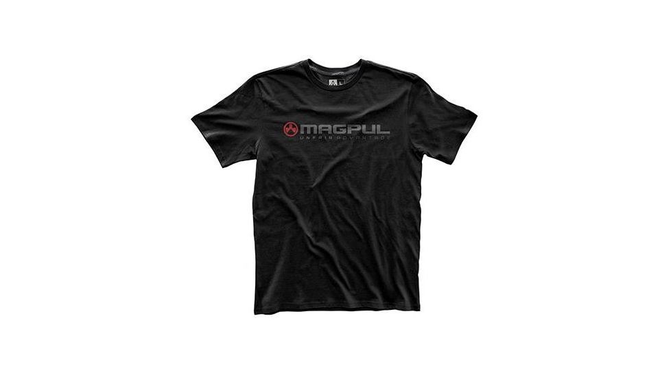 Magpul Industries Fine Cotton Unfair Advantage T-Shirt,Black,Large MPIMAG745-001-L