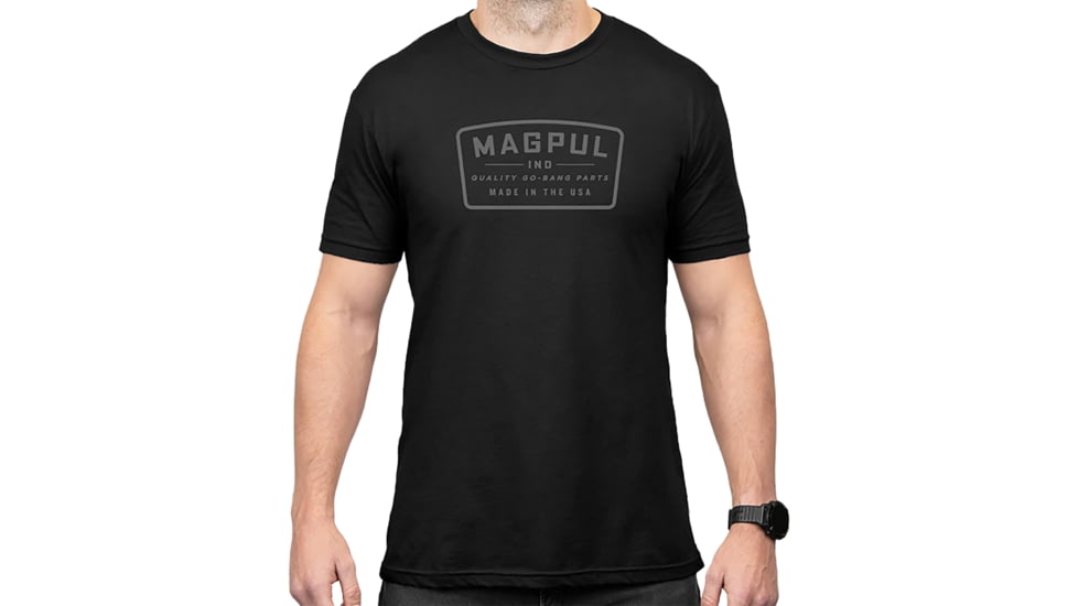 Magpul Industries Go Bang Parts Graphic T-Shirts - Men's, Black Cotton/Polyester Short Sleeve, Small, MAG1526-001-S