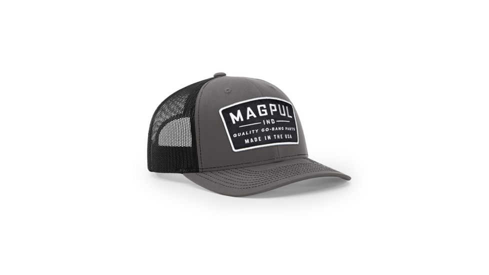 Magpul Industries Go Bang Trucker Hat, Charcoal/Black, OSFA, MAG1102-014