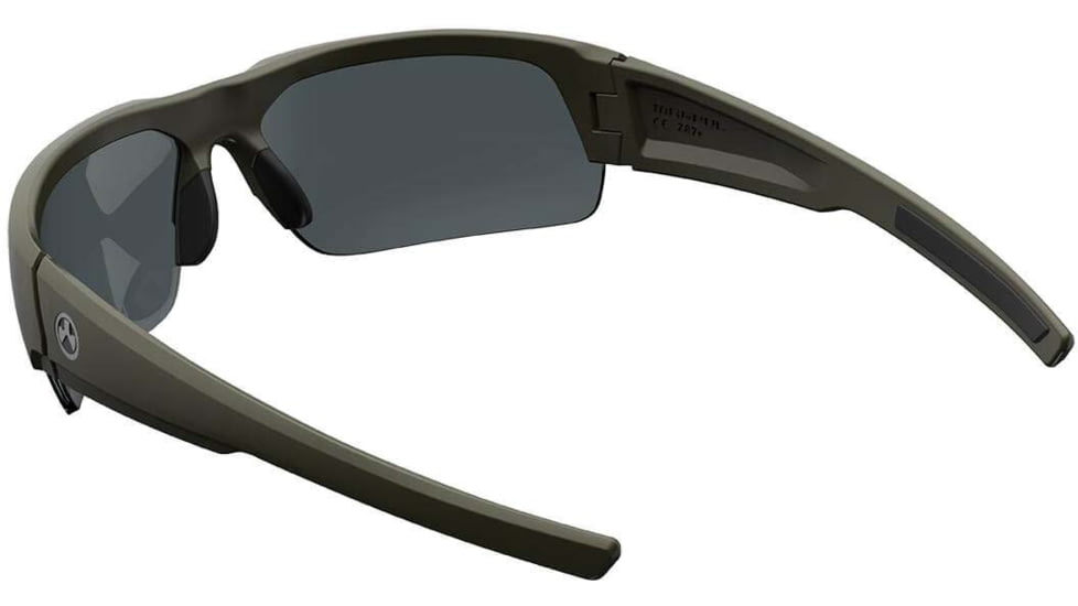 Magpul Industries Helix, Olive Drab Green Frame, Gray Lenses, Polarized, MAG1097-1-315-1100